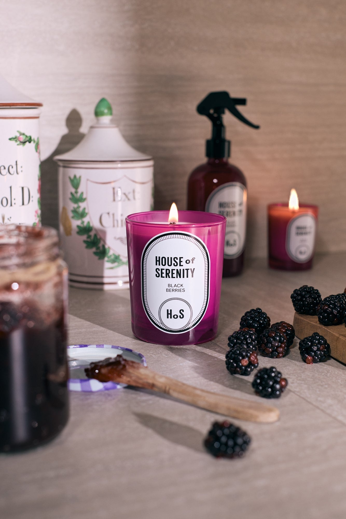 Bougie House of Serenity BLACKBERRIES