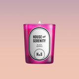 Bougies parfumées The house of serenity Black Berries Floral Collection
