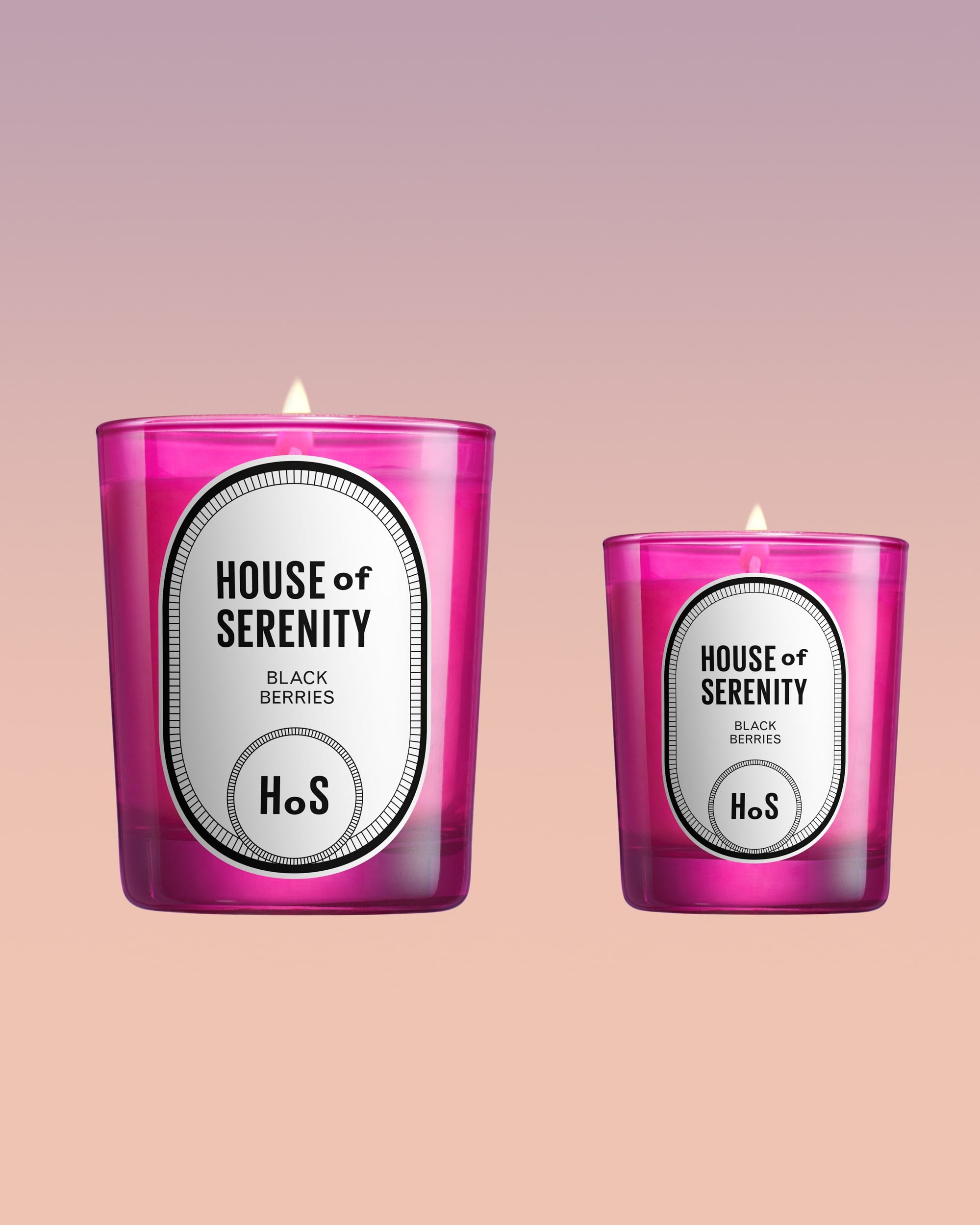 Bougies parfumées The house of serenity Black Berries Floral Collection 7